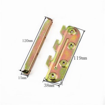 4 Set Bed Rail Brackets-Bed Frame Hardware for Wood Bed Frame Headboards Footboards -  (Screws Included)