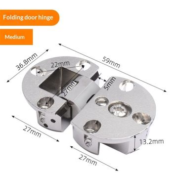 4pcs Zinc Alloy Folding Table Hinge and 90 Degree Butt Hinge for Drop Front Desk, Cabinet, Cupboard Furniture Doors Hardware（medium size）