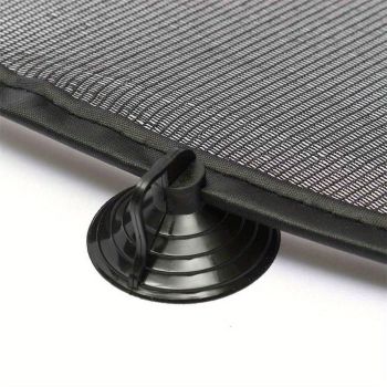 Car Rear Window Sunshade with Suction Cup, Easy Installation for Kids/Babies/Pets, Universal Car Accessories for Most Models