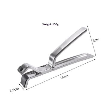 Hot Plate Gripper, Upgrade Hot Plate Gripper Tongs, Anti-Scald Stainless Steel Bowl Clip, Multi Angle Pan Clips Tool, Kitchen Utensil For Bowls Pans Dishes (2pcs)