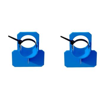 Holders for Above Ground Pool Hoses, Swimming Pool Hose Holders for Keeping Hoses Fixed, Pool Filter Hose Holders 4 Pcs (Blue)