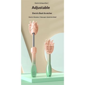 Electric Back Scratcher, Rechargeable Itch Relief Tool Lightweight Body Massage Device for Home Travel