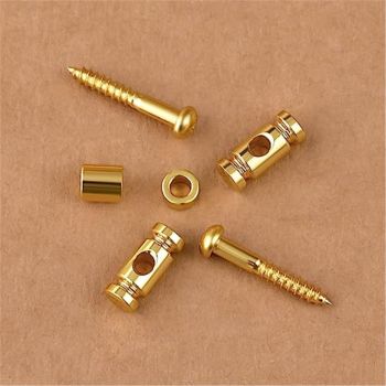 Guitar Roller String Retainers(Set of 2) – String Guide, Strings Trees Replacement Part for Electric Guitars, SR1 Gold