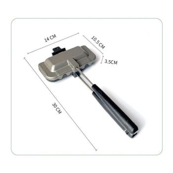 Hot Sandwich Maker, Hot Dog Toaster, Double-Sided Sandwich Baking Pan, Double Sided Frying Pan, Grilled Cheese Maker Nonstick Sandwich Maker Flip Grill Pan （two-color）