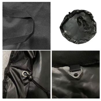Wetsuit Change Mat, Portable Large Beach Dry Bag Waterproof Changing Mats with Shoulder and Handle Strap for Surfing（90cm）