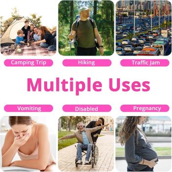 Disposable Urine Bag for Travel - 900ML Portable Pee Bags for Women Men 24 PCS Emergency Vomit Bags Urinal Toilet for Car Camping, Road Trip,Traffic Jam, Pregnant, Kid, Patient