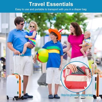 Toddler Airplane Bed & Travel Essentials - Kids Airplane Seat Extender, Portable Plane Bed for Flights Baby Airplane Travel Essentials, Airplane Seat Extender for Kids