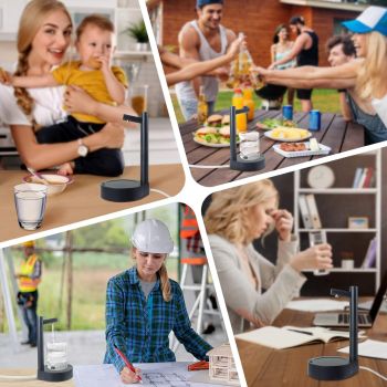 Desktop Water Bottle Dispenser, Portable Electric Water Bottle Pump Countertop for 5 Gallon & Universal Bottles, USB Charging Automatic Water Jug Dispenser for Bedside, Home, Office, Outdoor