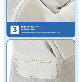 Cryogenic Gloves Low Temperature  Liquid Nitrogen Protective Gloves Cold Storage Safety Frozen Gloves  60cm