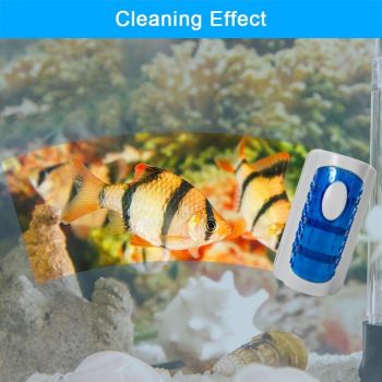 Magnetic Aquarium Fish Tank Glass Algae Glass Cleaner Scrubber Floating Clean Brush(XL) Cleaner Scraper Magnetic Scrubber Algae
