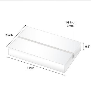 20 Pack Acrylic Sign Holders, Clear Acrylic Sign Stand,Acrylic Table Number Holder for Wedding Table Number/Sign/Car