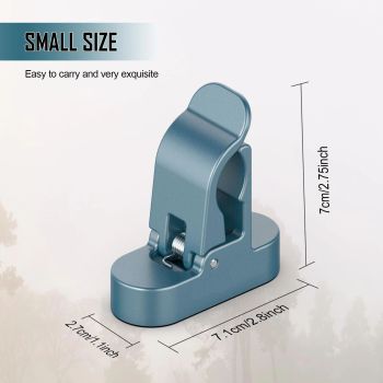 Magnetic Golf Holder Clip for Golf Cart Aluminum Alloy Stand Clip Hold 30-60 Rings Golf Gifts for Golfers