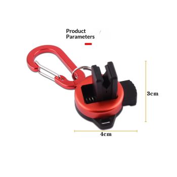 2pcs Fishing Rod Clip, Wearable Fish Rod Holder， Fly Fishing Pole Holder Pole Clips Fly Fish Accessories