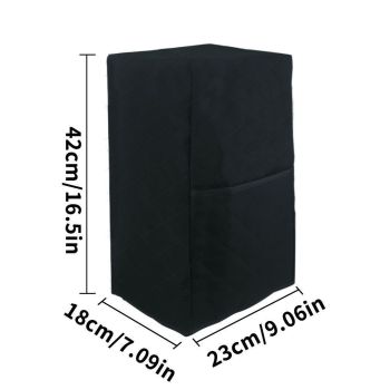 Dust Proof Stain Resistant Blender Cover for Home Kitchen Black Home intelligent fruit and vegetable juicer, blender, dust cover, kitchen appliance protective cover(Black quilted style)