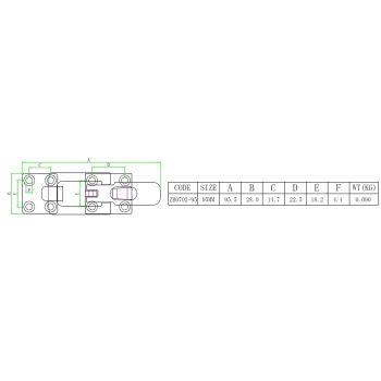 2pcs Heavy Duty 316 Stainless Steel Anti-Rattle Lockable Hold Down CLAMP Stainless Steel Lockable Latches（Including screws）