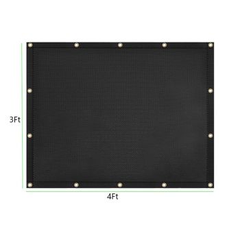 Fireproof Grill Heat Shield to Protect Deck Fence from Grill Heat, Heat Shield for Wood Stove, Stove Wall Protector Fridge, 3'x4'