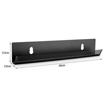 Hair Extension Holder for Styling Hair Stands Stainless Steel Hair Extension Display Hair Hanger Tool for Washing, Coloring and Blow-Drying of Weft, Clip-In, Tape-In Extensions (Black)