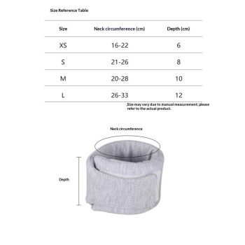 Cat Neck Brace Elizabethan Collar for Pet After Surgery Recovery Adjustable Breathable Neck Cervical Cone for Small Medium Dogs Puppies Kittens with Spinal  Issues (Grey, S)