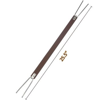 Fire Pit Carrying Handle for 25.5" Solo Stove Bonfire  & Other Fire Pit, Heavy-Duty PU Strap with Stainless Steel Hooks for Camping Outdoor