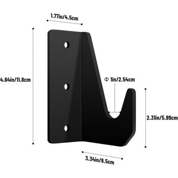 Floor Jack Stand Rack Wall Mount , Car Hydraulic Trolley Jack Stands Holder Wall Storage Rack Mount Brackets Jack Stands Tower Trailer Accessories Tool,  (2 Pack)