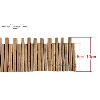 Hamster Bridge Hamster Wooden Fence Squirrel Flexible Bending Ladder Cage Toy Sandrat（30cm）