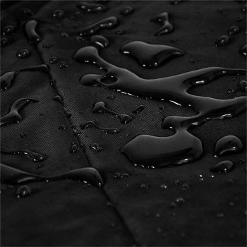 Terrace tablecloth balcony rectangular black waterproof outdoor dinner protector dustproof tablecloth furniture cover（242*162*100cm）