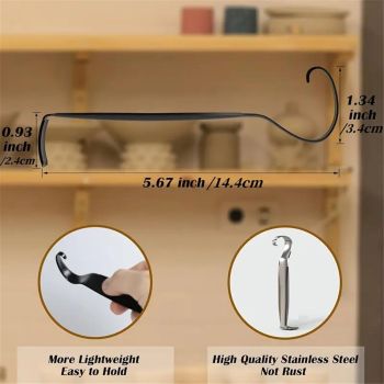 Stainless Steel Pottery Trimming Tools for Clay and Ceramic Trim, Pottery Double Ended Trim Tools and Trimming Tools Ceramics for Pottery and Clay Artists (2 Pack)