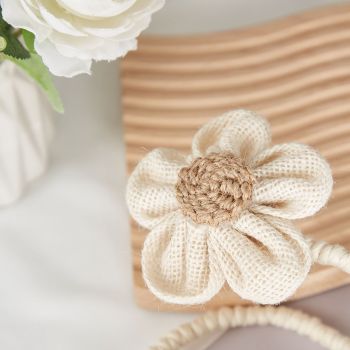 2pcs Curtain Tie Backs for Curtain Drapes, Boho Decor Holdback Farmhouse TieBacks for Blackout/Sheer Curtains, Natural Decor Shabby Chic Drapery Holder, | Cream&Khaki