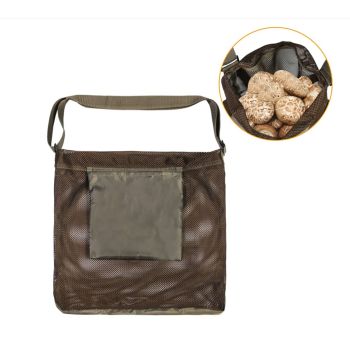 Mushroom Hunting Foraging Bag, Mesh Pouch Harvesting Bag for Garden Fruit Picking （olive drab）
