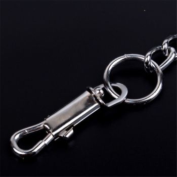 2pcs Metal Dog Chain, Dog Tie Out Cable, Dog Runner for Yard, Dog Cable for Camping Hiking Running Parks(Red 2.0mm*120cm)