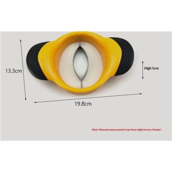 Mango Slicer, Peeler and Pit Remover Tool - Kitchen Mango Depitter & Peeler Gadget - Fruit Slicer with Micro-Serrated Stainless Steel Blader - Mango Corer for Easy Use