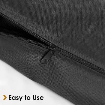 420D Oxford Fabric Table Leaf Storage Bag Padded 1 Pack, Waterproof Heavy Duty Dining Table Leaf Bag w/Adjustable Closure,52 * 28 inches, Black
