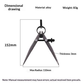 Adjustable Lockable Leather Divider Tool for DIY Leatherwork,Scribing Gauge for Precise Line Marking on Vegetable Tanned Leather,Measuring Tool for Bags and Intricate Leather Goods