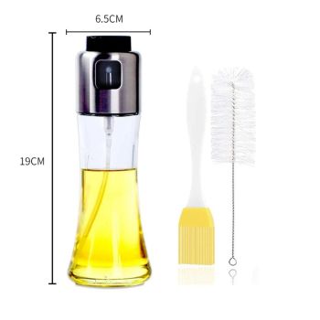 2 pack Oil Dispenser Bottle 180ml/6Oz Olive Oil Dispenser Sprayer for Cooking Air fryer BBQ Grilling Salad Baking Kitchen Gadgets Accessories