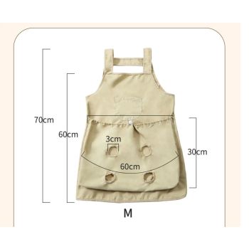 Adjustable Cat Apron Carrier with Holes Pet Carrier Sleeping Bag Pet Carrier Sling Cat Carrier Bag Cat Carrier Pouch for Small Sized Animals（M）