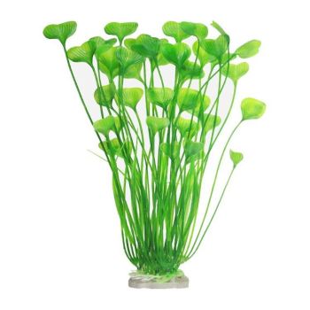 Plastic Fish Tank Plants, 2 Pack Artificial Tall Aquarium Plants for Fish Tank Decor,Fish tank landscaping decoration with aquatic plants  (Green)