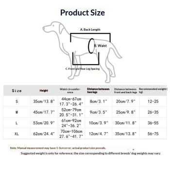 Lift Harness,Full Body Dog Sling Carrier with Handle,Total Body Support for Dogs,Pet Dog Leg Support Sling Adjustable Retractable Breathable Lift Harness (M)