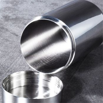 Mini Stainless Steel Tea Can Tea Storage Containers Vacuum Seal Portable for Travel, Kitchen Cup for Coffee Sugar Seasoning Storage