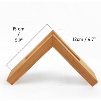 Wood Coffee Paper Storage Rack, Modern and Stylish Design Coffee Accessories, Natural Colors, coffee Bar Decor