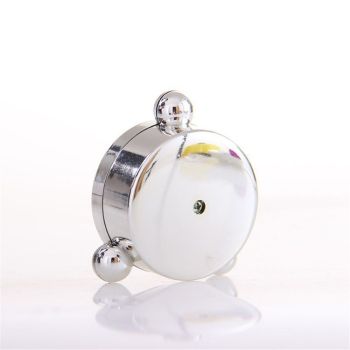Baking Timer Mechanical Cooking Reminder 60 Minute Kitchen Timer, Silver Clockwork timer small alarm clock design