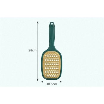 2pcs Hand Grater, Compact Shredder with Ergonomic Handle, Ideal for Cheese and Vegetables, Stainless Steel, Great Gift for Home Chefs,Green