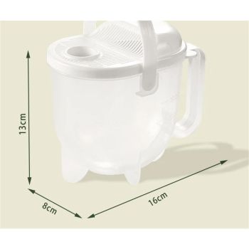 Hands free rice washing device Quick Rice Washer-Food Cleaning Machine - Washes Rice, Grains, Beans, Fruit Vegetables