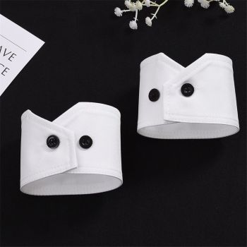 Detachable  Collar Lapel Choker and Wrist Cuffs, False Sleeves Shirt sleeves with a simple and fashionable temperament
