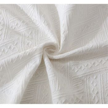 White Table Cloth Rectangle 90*90cm, Cotton Linen White Tablecloth for Rectangle Tables, Washable Farmhouse Soft Boho Tablecloth for Party, Holiday, Picnic, Dining, Outdoor, Wedding