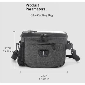 Bike Frame Bag Bicycle Handlebar Bag Bicycle Bag Bike Front Tube Bag Bike  Bag Bike Baskets Bag with Reflective Stripe