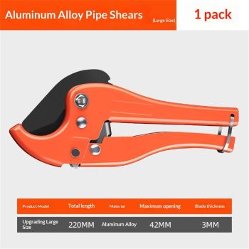 PVC Pipe Cutter, Ratcheting PVC Pipe Cutter Tool, Pipe Cutters PVC, PVC Pipe Shears, PVC Cutter, Plastic Pipe Cutter, PEX Pipe Cutter, PVC Cutter Tool, PVC Ratchet Cutter（42mm）