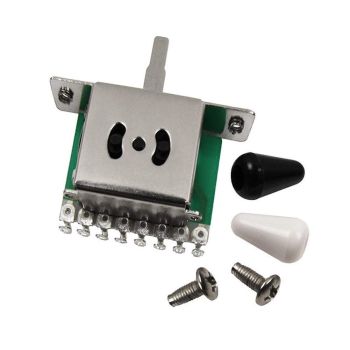 3 pack 5-Way Guitar Blade Switch Pickup Selector for Import  Style Electric Guitar, for Accessories Parts (Color: Green)
