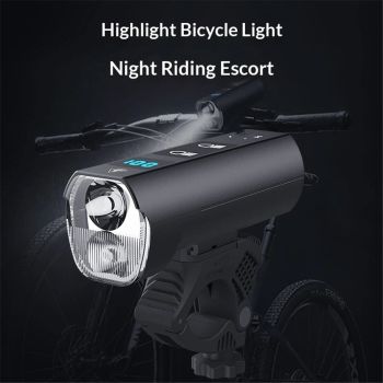 Super Bright Front Bike Light for Night Riding, Bike Headlight USB Rechargeable, Waterproof Front Bicycle Lights, 360° Rotatable