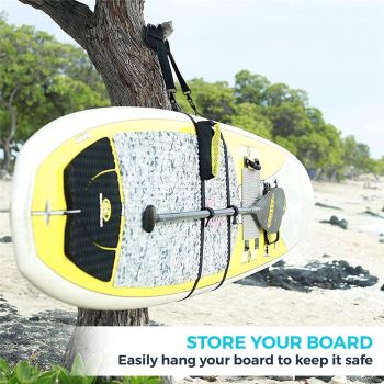 Paddle Board Accessories Carrier Carrying Strap to Carry Paddleboard Accessories for Women and Men with cup sleeve