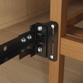 Bed Frame Brackets Adapter, Headboard Brackets for Metal Bed Frame,Headboard Attachment Kit,2Pcs Queen Bed Modification Plate